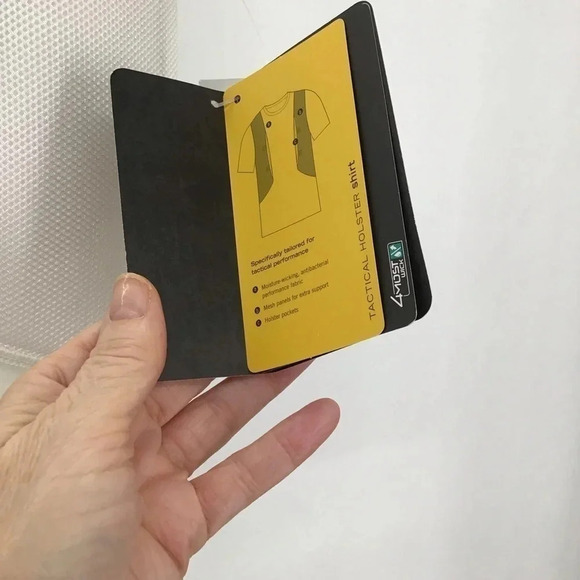 Cabela’s Tactical Holster Shirt Concealed & Carry Short Sleeve NWT Size L - Picture 11 of 13